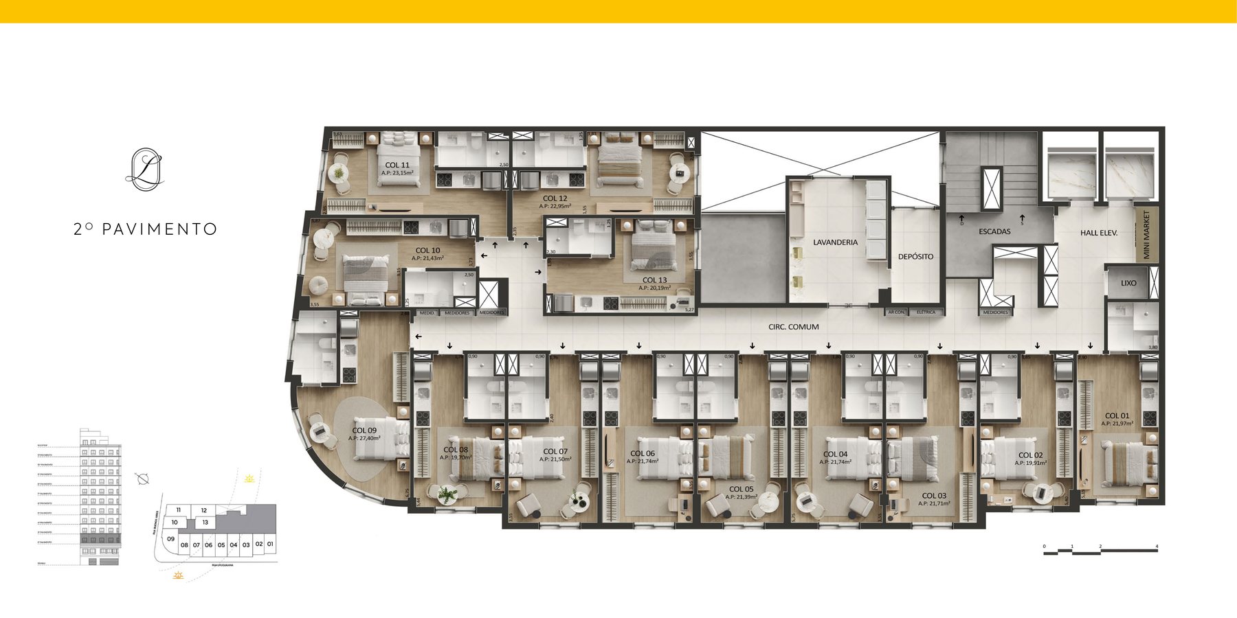 Planta do 2º pavimento