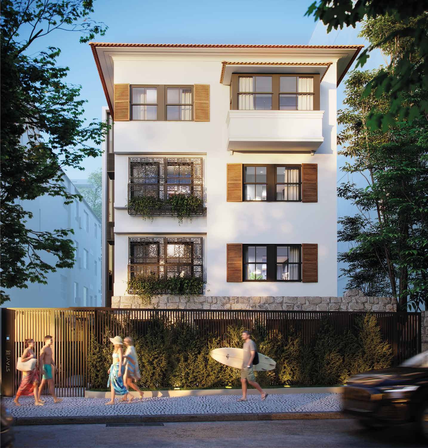 Fachada do Stay 360 Leblon