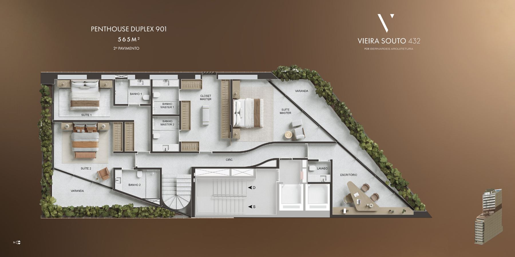 Penthouse duplex 2º pavimento